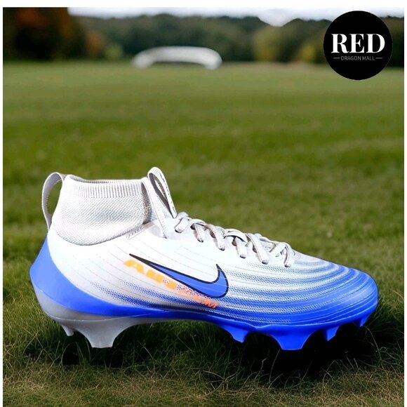 Nike Air Zoom Vapor Pro 1 Grey Blue Football Cleats FB3298 001 - Men\'s Size 8.5 main image 9